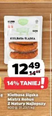 Kiełbasa śląska Mistrz Rohus Z Natury Najlepszy