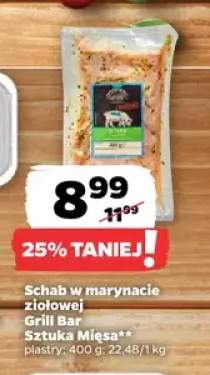 Schab w marynacie ziołowej Grill Bar Sztuka Mięsa