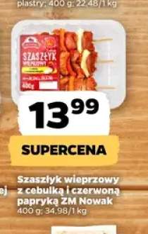 Szaszłyk wieprzowy z cebulką i czerwoną papryką ZM Nowak