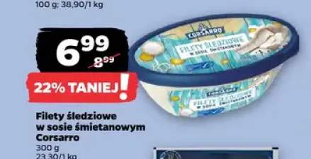 Filety śledziowe w sosie śmietankowym Corsarro