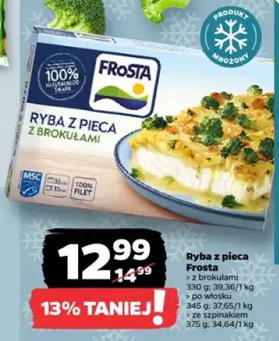 Ryba z pieca Frosta z brokułami +1 wariant