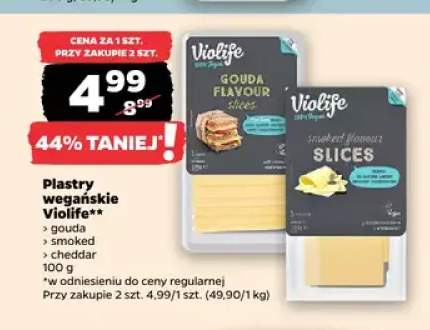 Plastry wegańskie Violife gouda +2 warianty