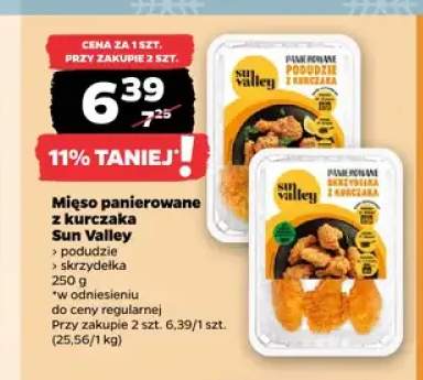 Mięso panierowane z kurczaka Sun Valley skrzydełka