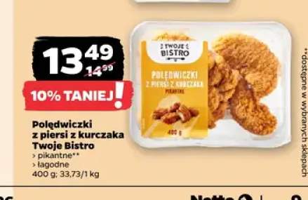 Polędwiczki z piersi z kurczaka Twoje Bistro pikantne +1 wariant