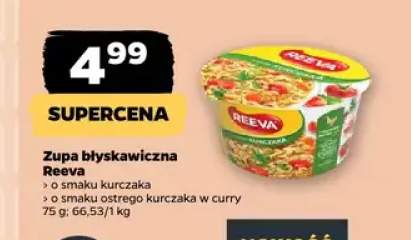 Zupa błyskawiczna Reeva o smaku kurczaka +1 wariant
