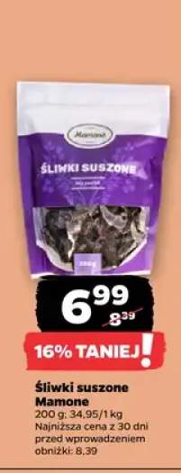Śliwki suszone Mamone