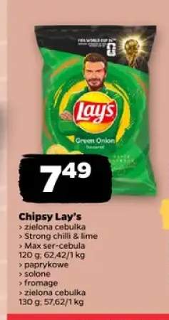 Chipsy Lay's zielona cebulka +5 wariantów