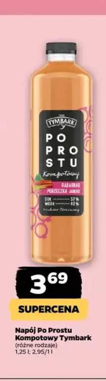 Napój Po Prostu Kompotowy rabarbar porzeczka jabłko Tymbark