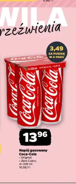 Napój gazowany Coca-Cola Original 4-pak