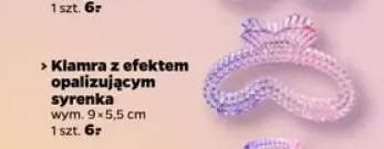 Klamra do włosów z efektem opalizującym syrenka