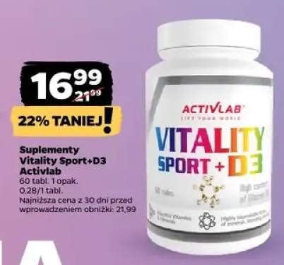 Suplement diety Activlab Vitality Sport+D3
