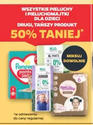 Pieluchy i pieluchomajtki dla dzieci +2 warianty
