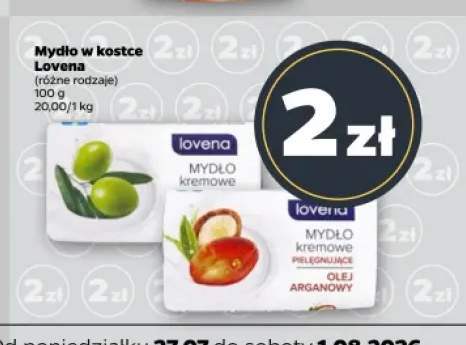 Mydło w kostce kremowe Lovena oliwkowe +1 wariant
