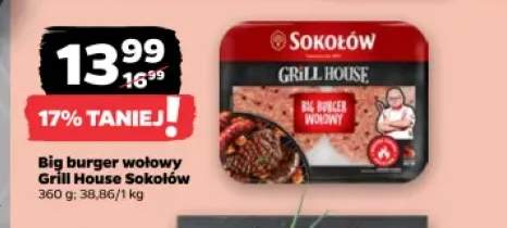Big burger wołowy Grill House Sokołów