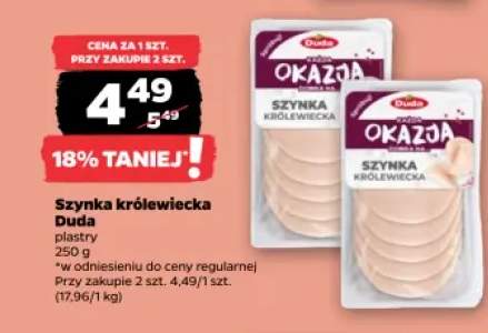 Szynka królewiecka plastry Duda