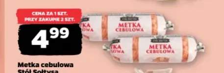 Metka cebulowa Stół Sołtysa