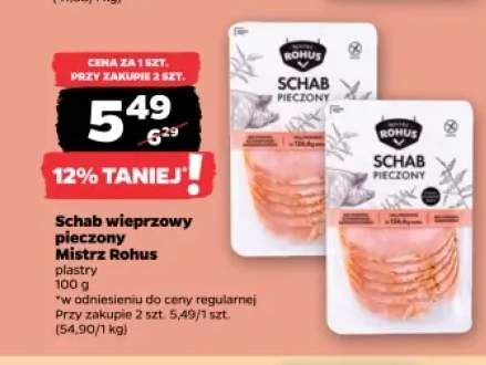 Schab wieprzowy pieczony plastry Mistrz Rohus