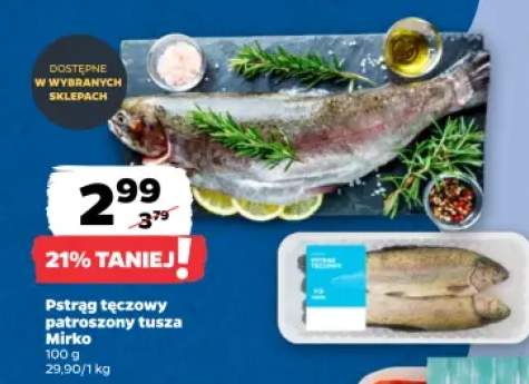 Pstrąg tęczowy patroszony tusza Mirko