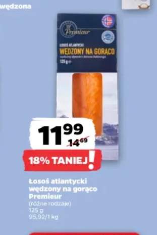 Łosoś atlantycki wędzony na gorąco Premier