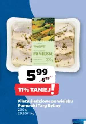 Filety śledziowe po wiejsku Pomorski Targ Rybny