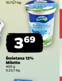 Śmietana 12% Miletto