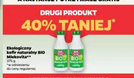 Ekologiczny kefir naturalny BIO Mlekovita