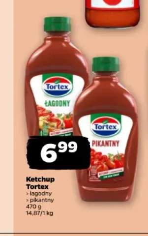 Ketchup łagodny Tortex +1 wariant