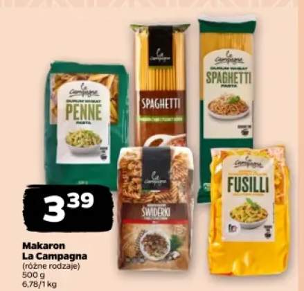 Makaron penne La Campagna +3 warianty