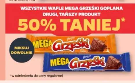 Wafle Mega Grześki Goplana +2 warianty