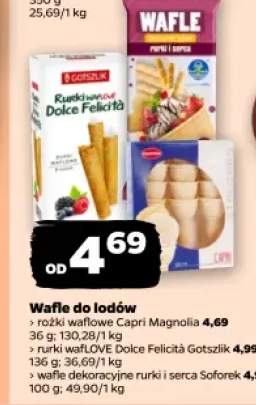 Rożki waflowe Capri Magnolia +2 warianty