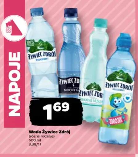 Woda Żywiec Zdrój Niegazowany +3 warianty