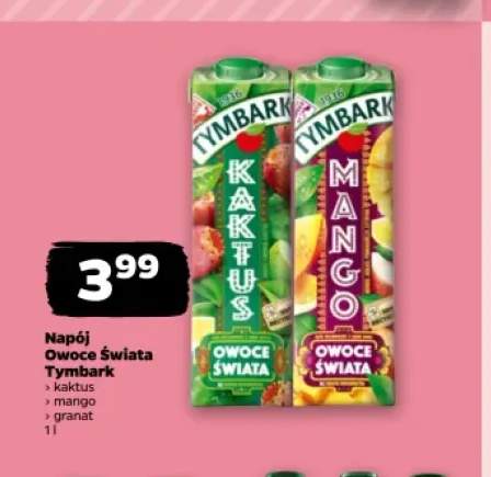 Napój Owoce Świata Tymbark Kaktus +2 warianty