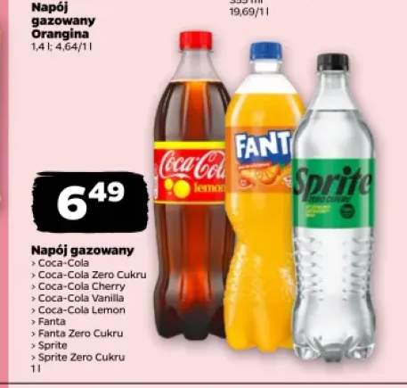 Napój gazowany Coca-Cola +6 wariantów