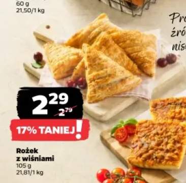 Rożek z wiśniami