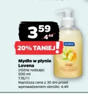 Mydło w płynie Lovena
