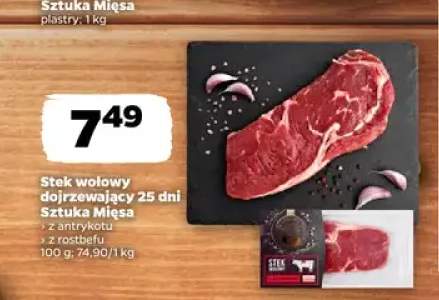 Stek wołowy dojrzewający 25 dni Sztuka Mięsa