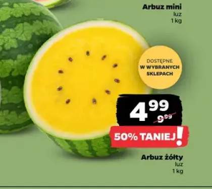 Arbuz żółty luz