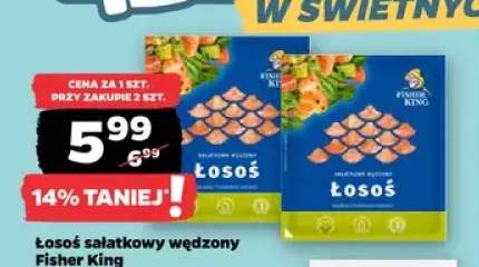 Łosoś sałatkowy wędzony Fisher King