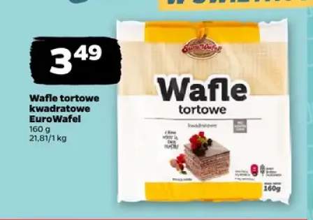 Wafle tortowe kwadratowe EuroWafel