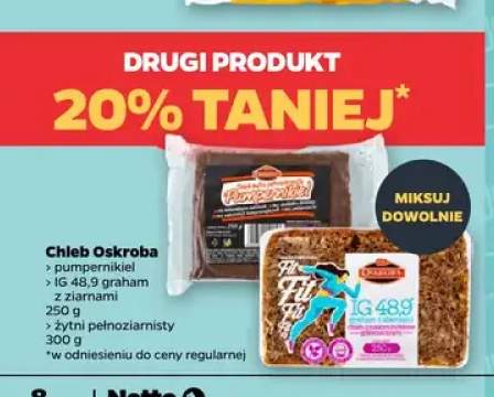 Chleb pumpernikiel Oskroba +1 wariant