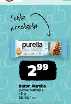 Baton proteinowy chrupiące ciasteczko Purella