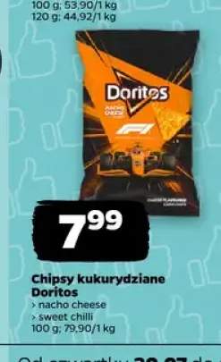Chipsy kukurydziane Doritos Nacho Cheese +1 wariant