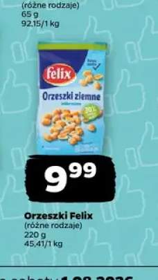 Orzeszki ziemne lekko solone Felix