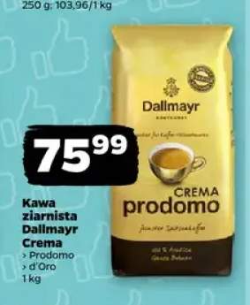 Kawa ziarnista Dallmayr Crema d'Oro +1 wariant