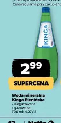 Woda mineralna Kinga Pienińska niegazowana +1 wariant