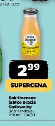Sok tłoczony jabłko Bracia Sadownicy