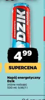 Napój energetyczny Dzik