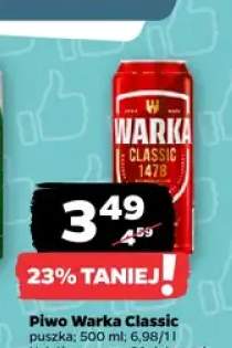 Piwo Warka Classic