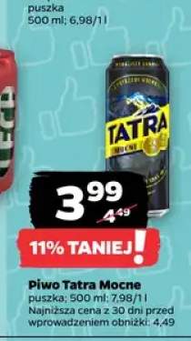 Piwo Tatra Mocne