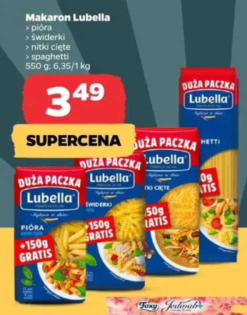 Makaron pióra Lubella +3 warianty